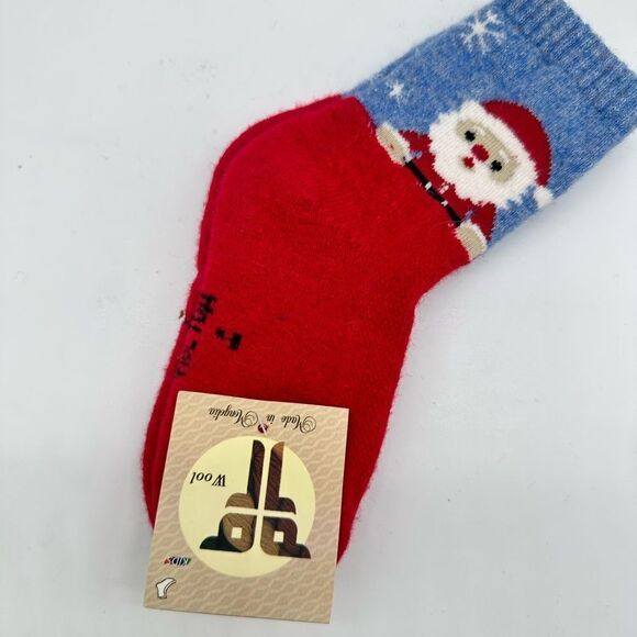 Santa kids Wool Socks - Picture 3 of 4